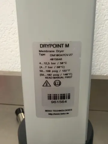 BEKO TECHNOLOGIES / DRYPOINT® M PLUS, 4015848 (Typ DM10G47CV-27), 2014 – Vue 6