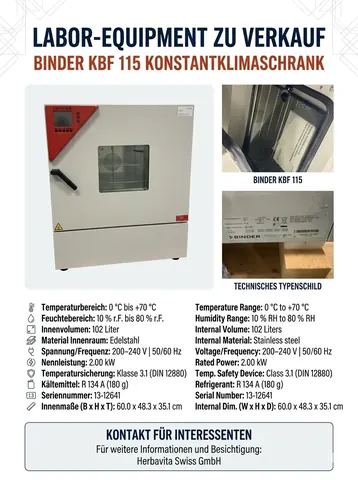 BINDER KBF 115 (E5.2)