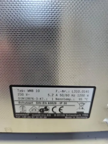 Memmert / WNB 10 – Vue 7