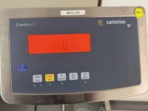 Sartorius Combics 1 mit Edelstahl-Flachbettwaage, YCW655-AC-00 (5kg Prüfgewicht) – Ansicht 4